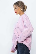 Свитер оверсайз Анита (сиреневый) Б14760-1М LT Collection