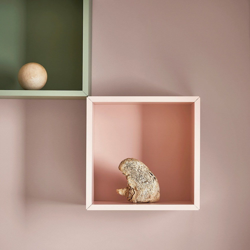 Полка IKEA EKET (ЭКЕТ), Розовый, 35х35х35 см