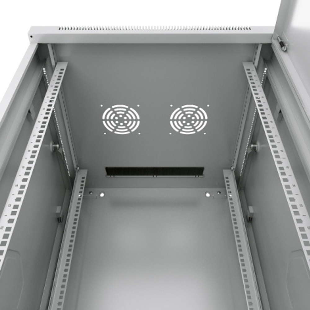 Шкаф настенный 19", 22U Cabeus SH-05F-22U60/60m-R