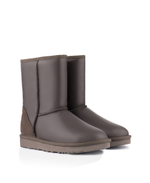 SHORT METALLIC II-chocolate