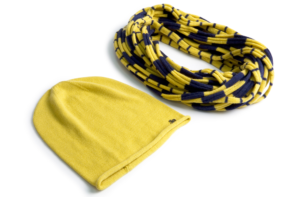 Комплект Snapp: шапка и шарф (жёлтый)