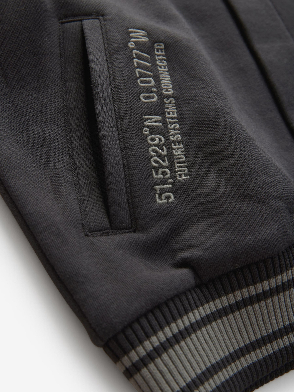 Бомбер для мальчика Next 784-411, Черный