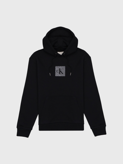 Худи Calvin Klein Fleece Metallic Archive Logo Black Beauty