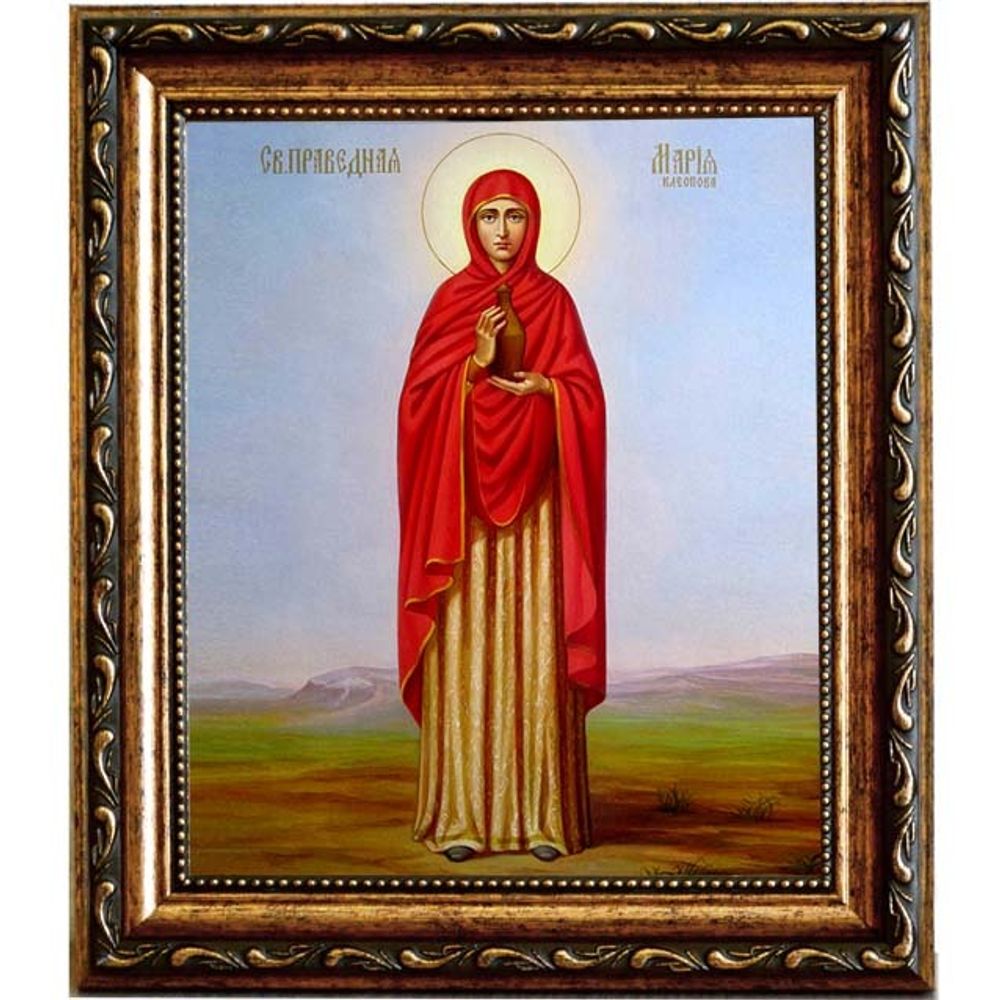Мария Клеопова, Иаковлева, Иосиева, мироносица. Икона на холсте.