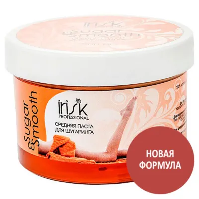 Сахарная паста для шугаринга IRISK SUGAR & SMOOTH, 300гр, 02 Средняя