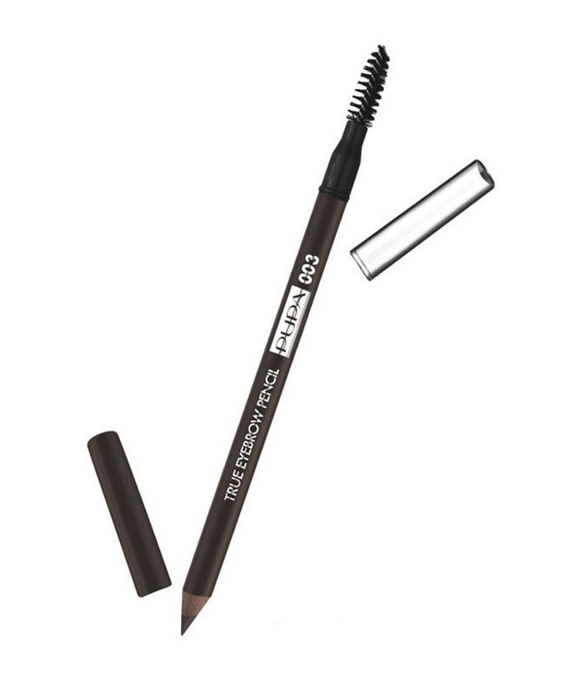 Pupa Карандаш для бровей True Eyebrow Pencil, тон №003, Темно-коричневый, 1 гр