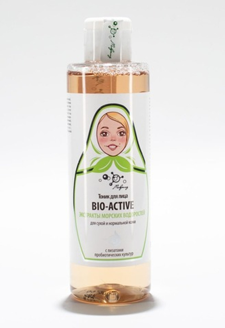 Тоник для лица Bio-Active "Экстракты морских водорослей" для сухой и нормальной кожи, ТМ МИКРОЛИЗ