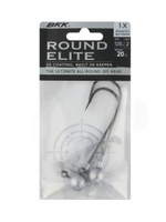 Джиг-головка для рыбалки BKK Round Elite-Stinger Eye Bait Keeper, размер крючка 12/0, вес 20г, 2 шт.