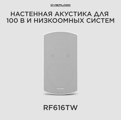 CVGAUDIO RF616TW Двухполосная настенная акустическая система