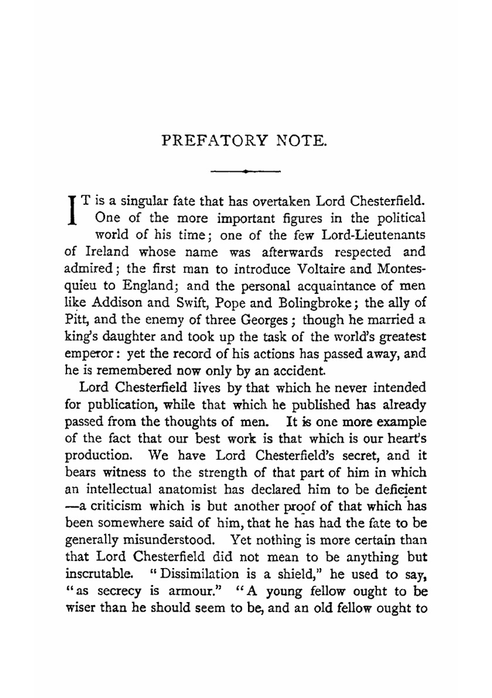 Letters written by Lord Chesterfield to his son | Lord Chesterfield