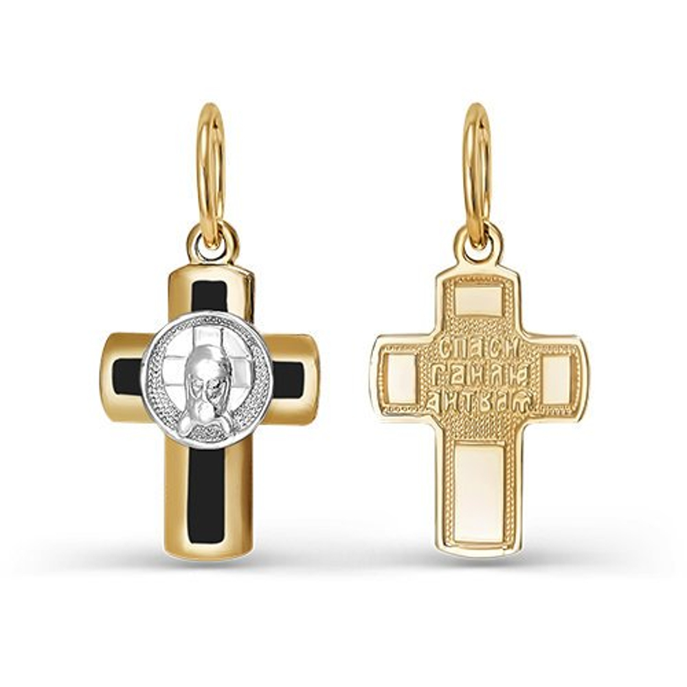 Подвеска из золота с эмалью