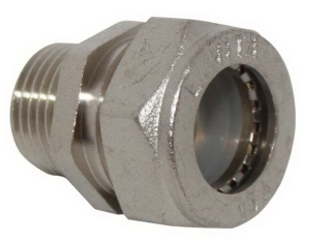 Муфта  для  гофрир-труб  25 х 1"н "TIM" 5/50