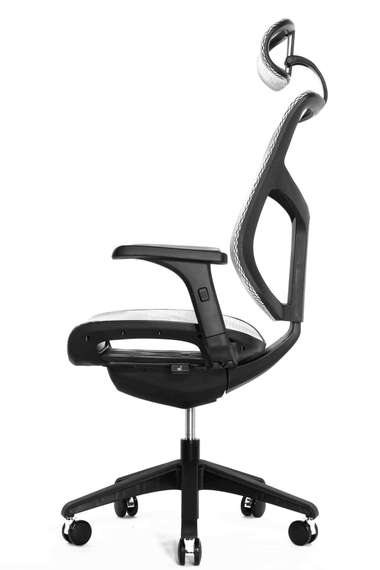 Кресло Expert VISTA VSM01-WH (сетка белая / каркас черн)