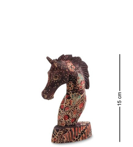 Decor and Gift 10-013-01 Фигурка «Лошадь» (батик, о.Ява) мал 15 см