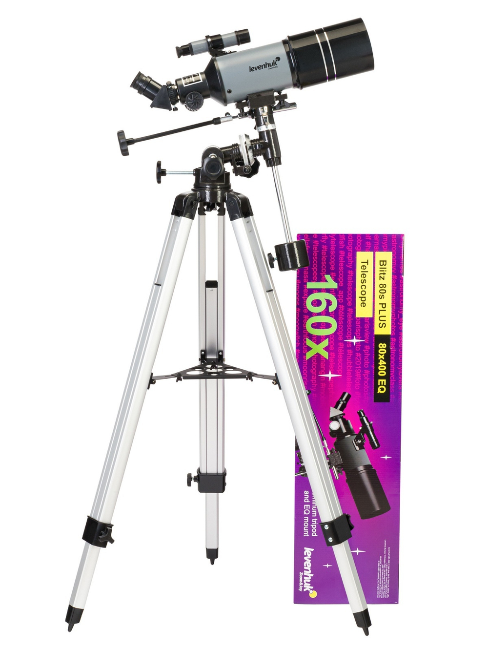 Телескоп Levenhuk Blitz 80s PLUS