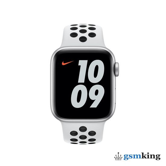 Apple Nike Sport Band for Apple Watch 38|40|41mm Nike Pure Platinum/Black (Чёрный/Платиновый) MX8D2AM/A