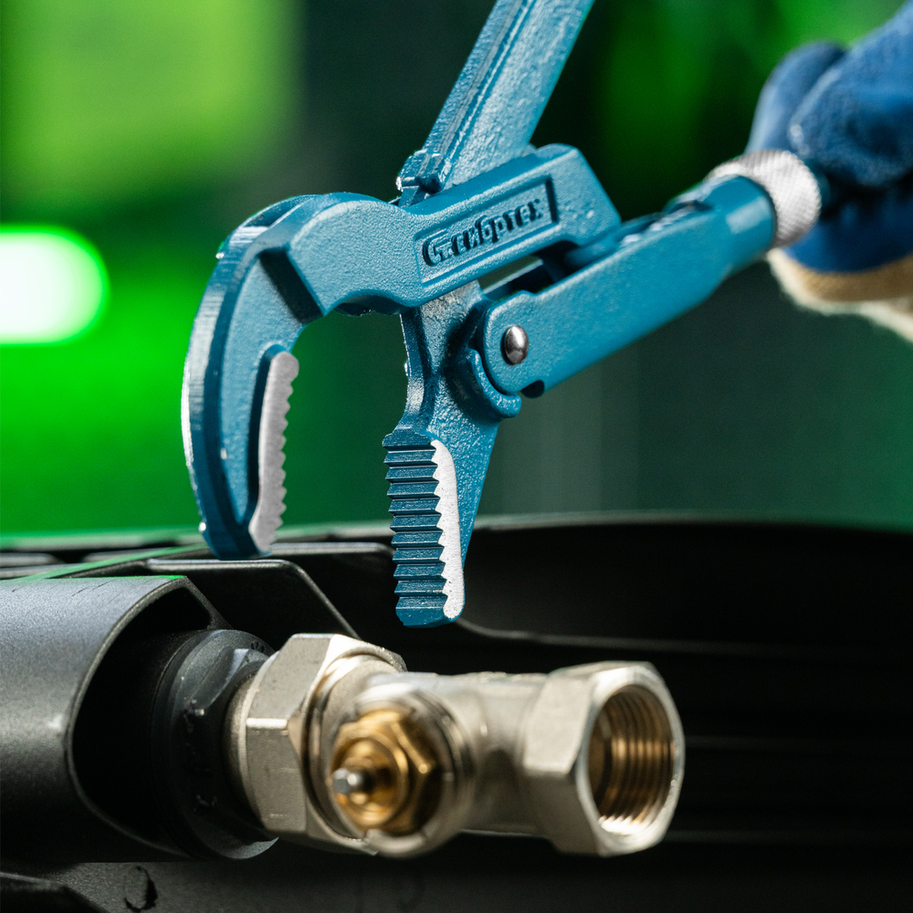 Ключ трубный рычажный №1, 1", литой, тип "B" Сибртех