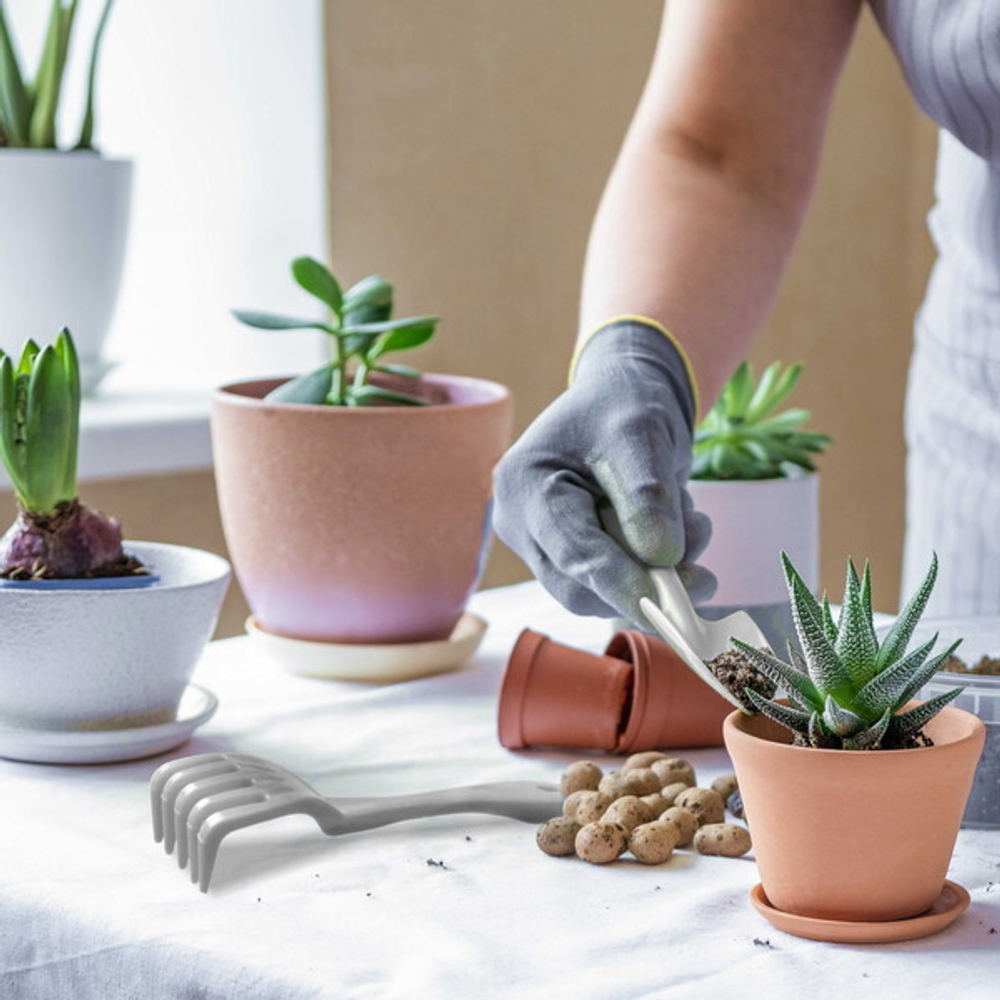 Набор садовых инструментов для персадки InGreen for Green Republic (грабельки,лопатка) цвет утренний тум