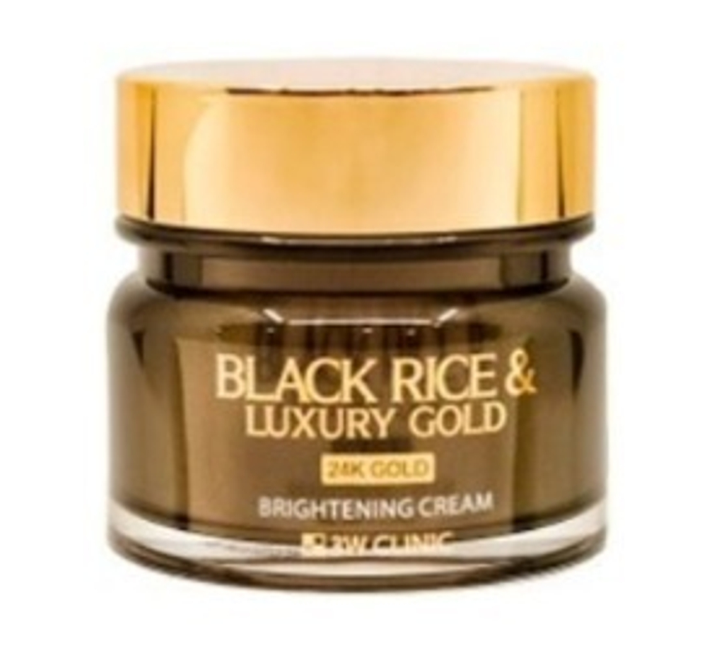 Осветляющий крем Black rice&luxury gold 3W CLINIC