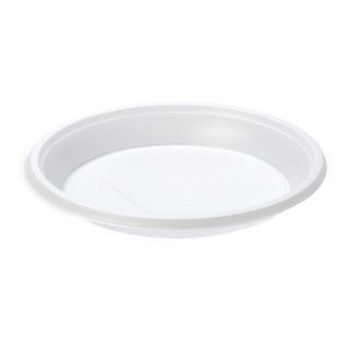 Тарелка Д=170мм ПС Белая 1/100шт Чайковский
