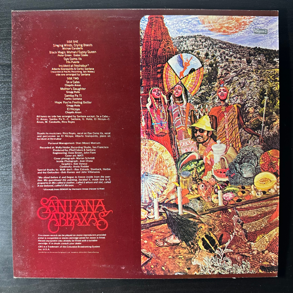 Santana ‎– Abraxas (Англия 1970г.)