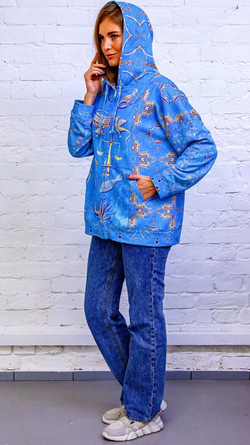 Зип худи «Алхимия», по мотивам алхмической миниатюры из трактата Royal Hieroglyphicon, XVI век