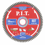 Диск пильный по алюминию P.I.T. 210x30x2.2 мм, 80T Carbide, зуб TCG 5° (ACTW13-210T80)
