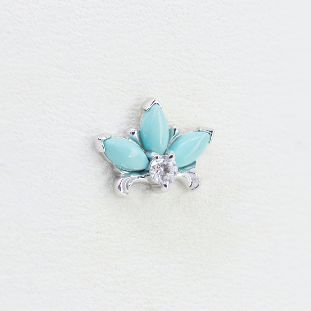 Royal Lily tops with natural stone
