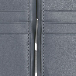 Bottega Veneta Intrecciato Calfskin Bill Organizer Wallet Men"s Gray