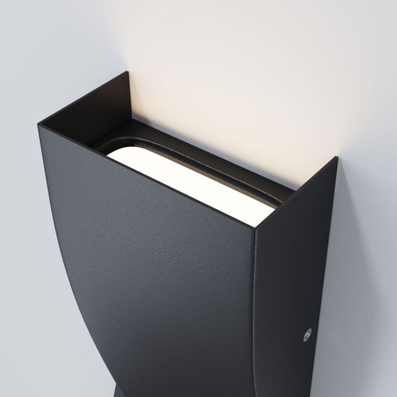 Уличный настенный светодиодный светильник Maytoni Twist O040WL-L11B3K