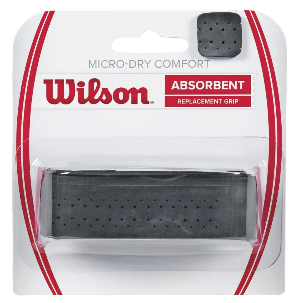 Теннисные намотки базовые Wilson Micro-Dry Comfort 1P - черный