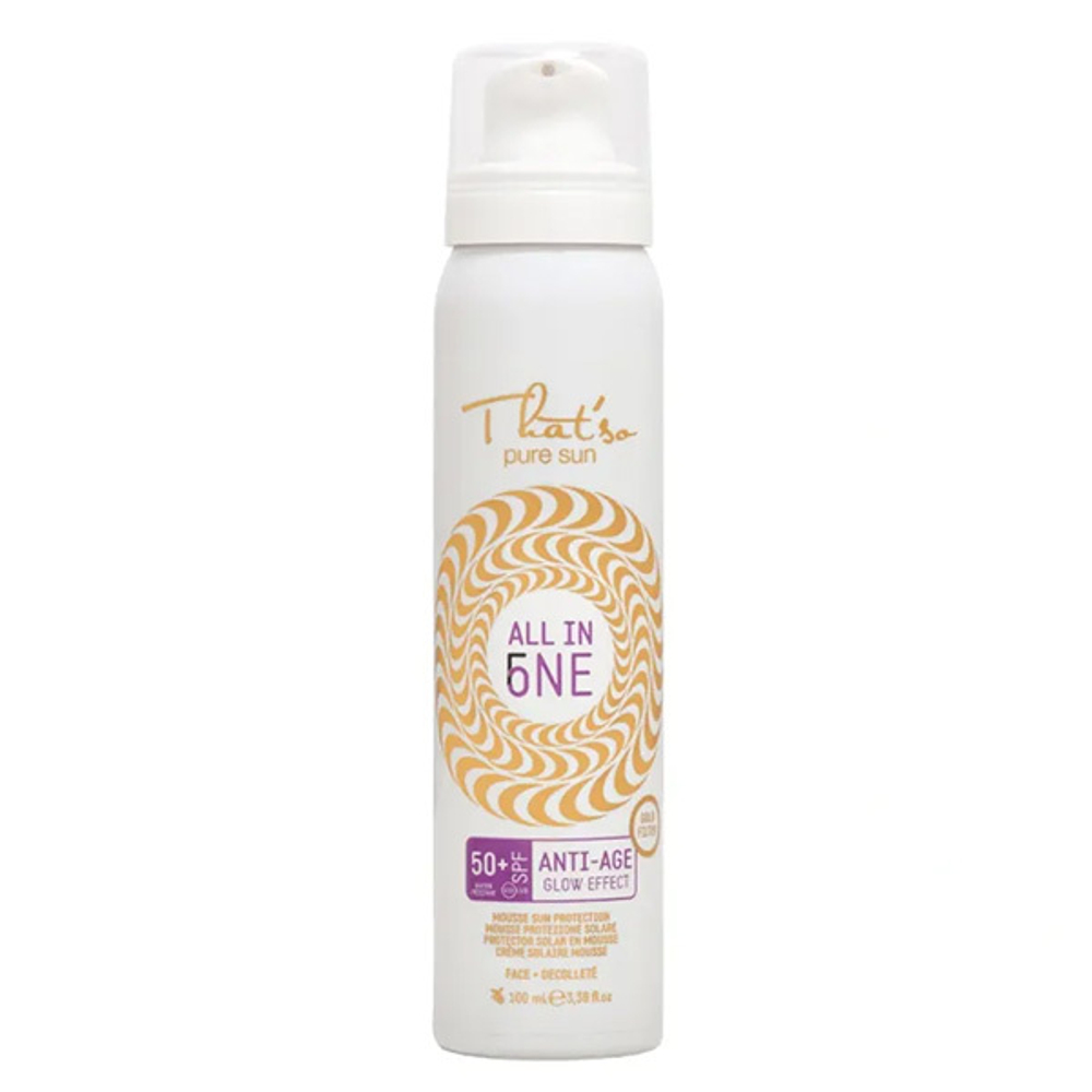 Антивозрастной солнцезащитный мусс That'So All In One SPF 50+ Anti-Age Mousse Sun Protection 100мл