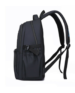 Рюкзак мужской городской повседневный пикник для отдыха, черный / красный