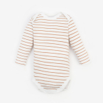 Боди "Basic line" рост 80-86 см, полоска бежевая 9235930 (Крошка Я)