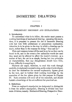 Isometric drawing. a treatise on mechanical illustrating dealing with typical constructions and outlining; a course in the art | Alpha Pierce Jamison