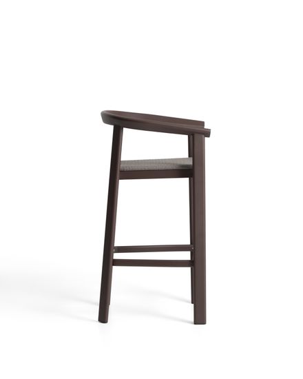 Уличный барный стул Erice из алюминия и веревки коричневого цвета, 75 см