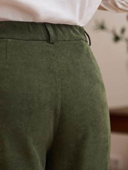 Брюки палаццо вельветовые