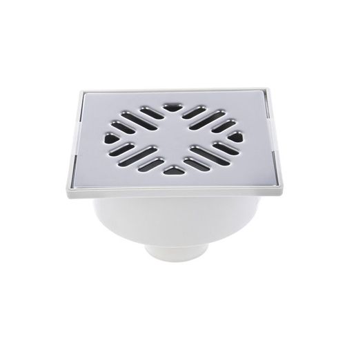 Трап вертикальный 150х150 мм с сухим затвором нержавеющая сталь d=50 мм