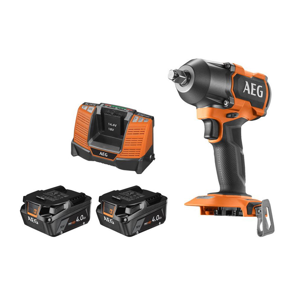 Гайковерт ударный AEG BSS18MTF12BL-402C 4935479664 18 В 2х4 Aч