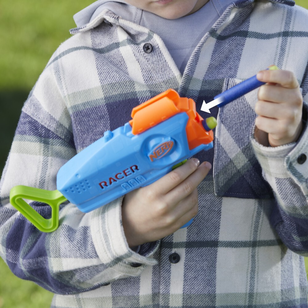 Hasbro Nerf Elite Junior - Racer Easy Play пусковая установка + стрелы F8637 / артикул   F8637  / GTIN 5010996209474