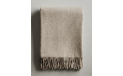 Zara Home плед из шерсти, серый
