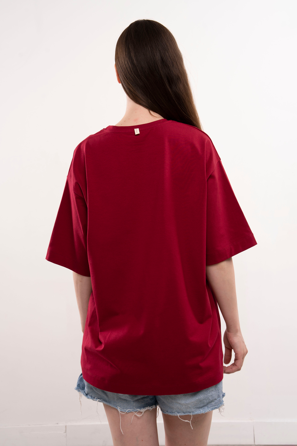 Оверсайз футболка со спущенным рукавом | + цвета