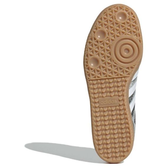 Кроссовки adidas originals SAMBA OG для скейтборда Низкие Серебряные женские