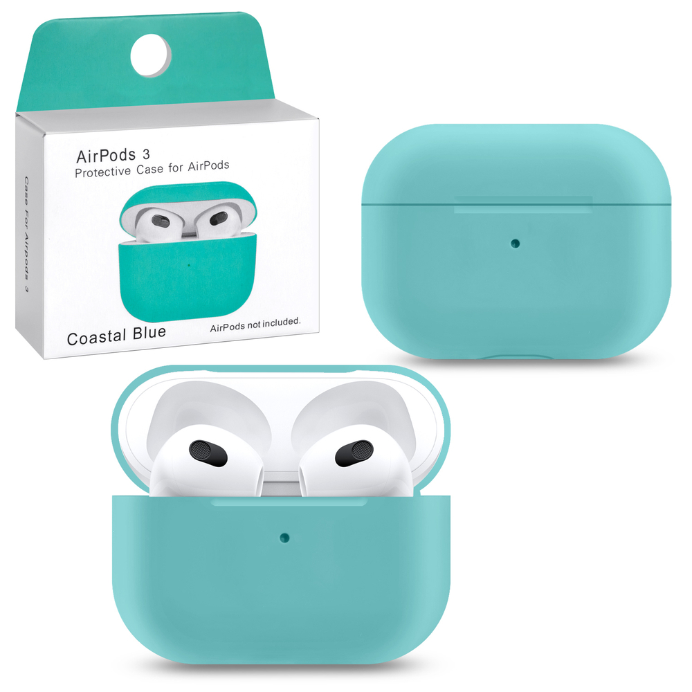 Чехол для AirPods 3 Slim Coastal blue
