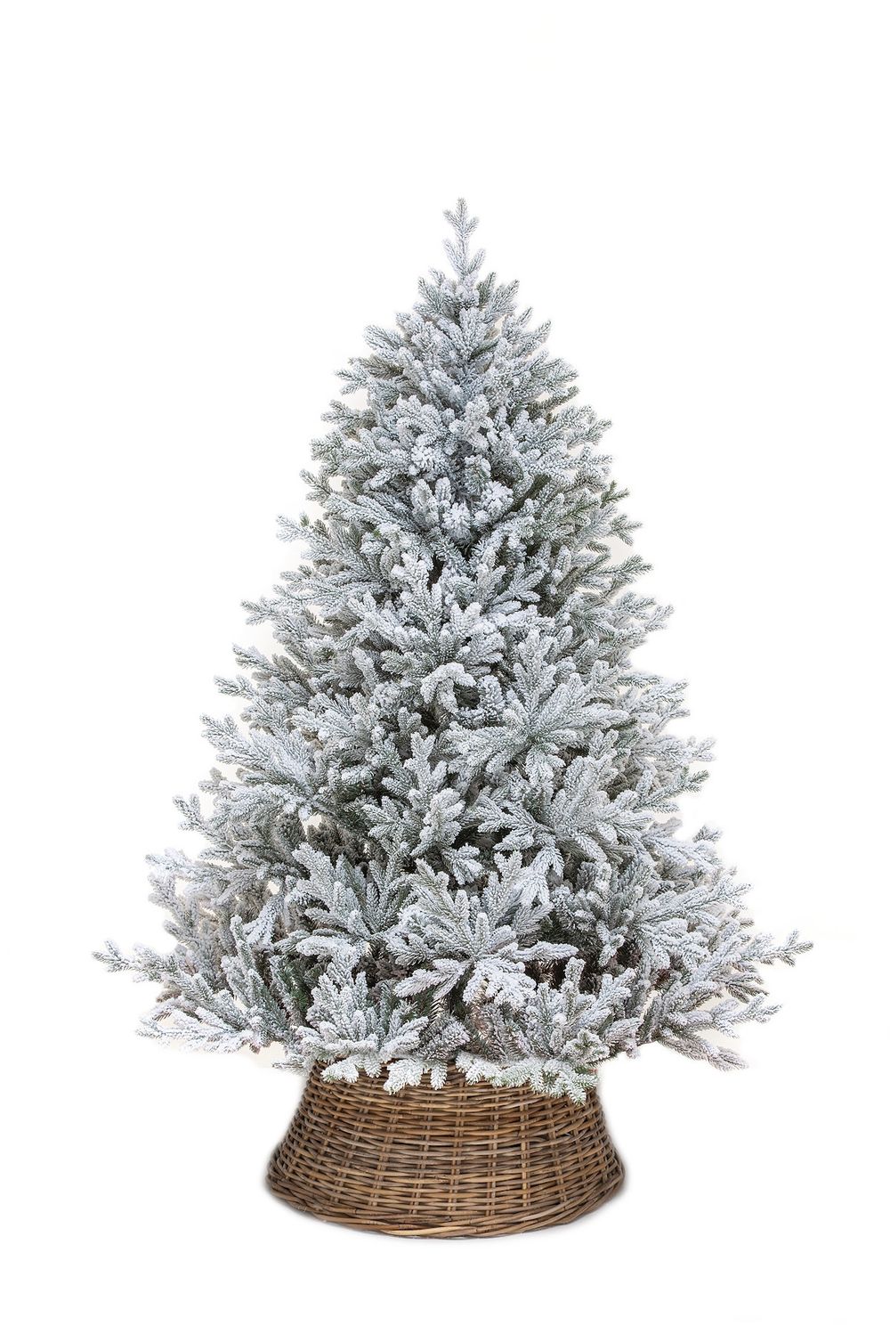 Заснеженная елка «Имперская» (Литая+пвх) 210 см / 2.1 м