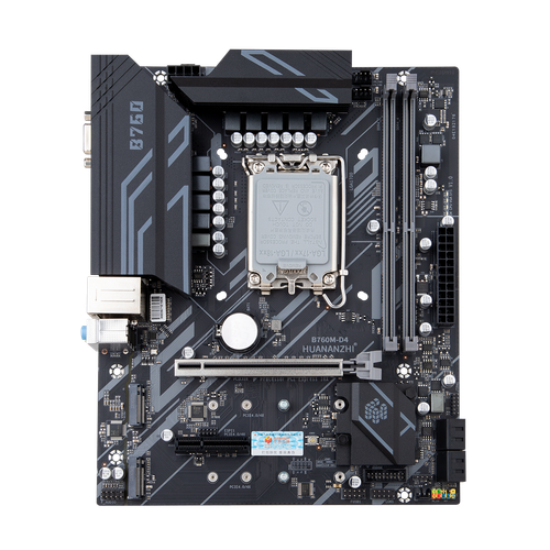 Материнская плата HUANANZHI B760M-D4-A, Socket1700, mATX, Retail, 2xDDR4, PCIe5.0, 2xM.2, GLAN, 4xUSB2, 6xUSB3, VGA, HDMI, DP (HNZ-B760M-D4-A)