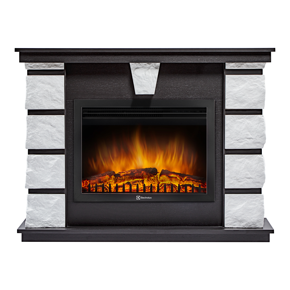 Портал Firelight Excalibur 25 камень белый, шпон венге