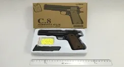 Пистолет AirSoft металл C8