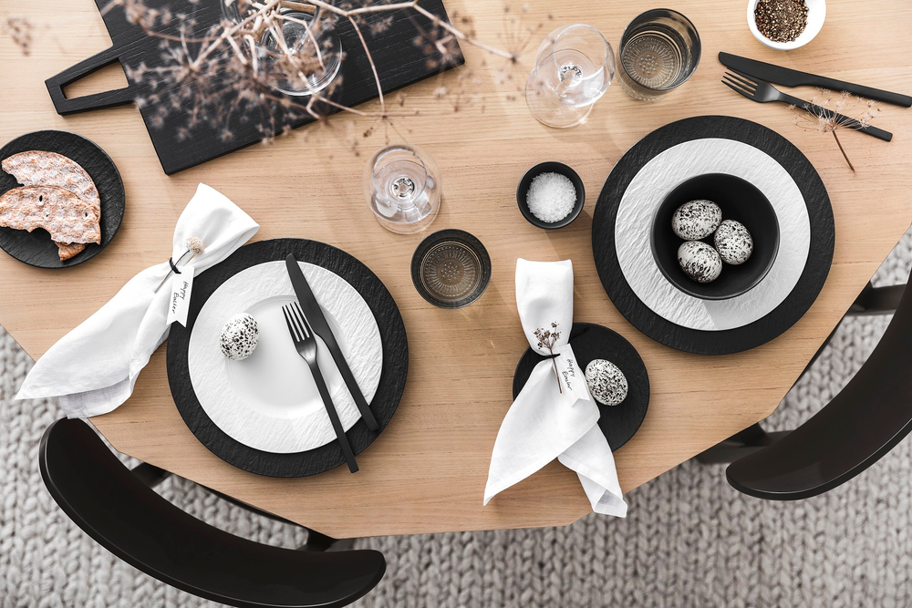 Villeroy & Boch Мануфактурная тарелка для завтрака Rock Blanc 22 см 10-4240-2640
