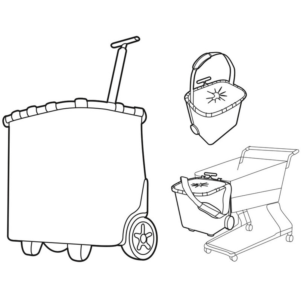 Сумка-тележка carrycruiser twist blue